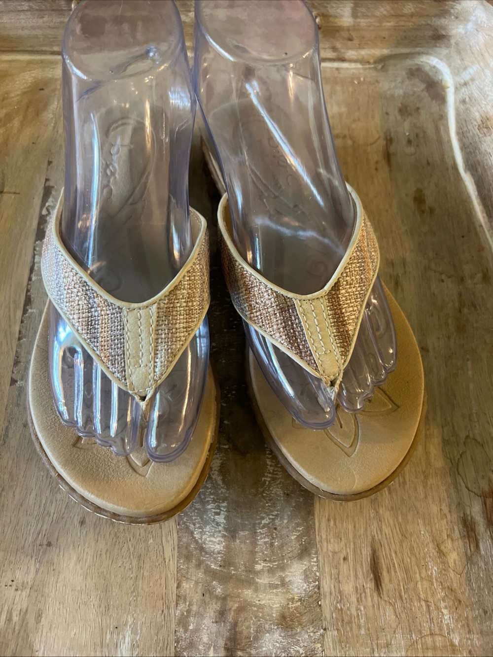 boc Women's Beige/Tan ZevaThong Sandals